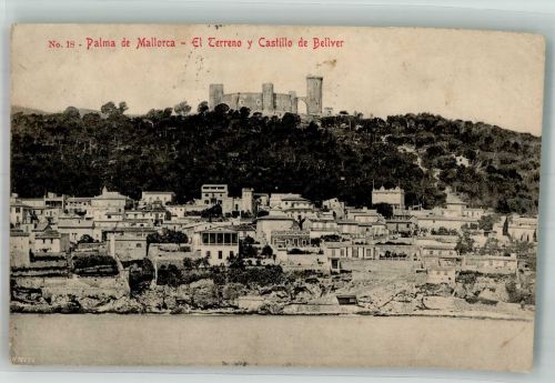 Palma Mallorca 1911 Gebrauchsspuren Burg de Bellver