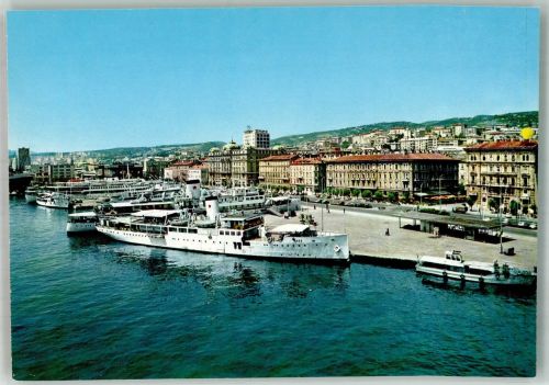 Rijeka Fiume Foto AK Hafen