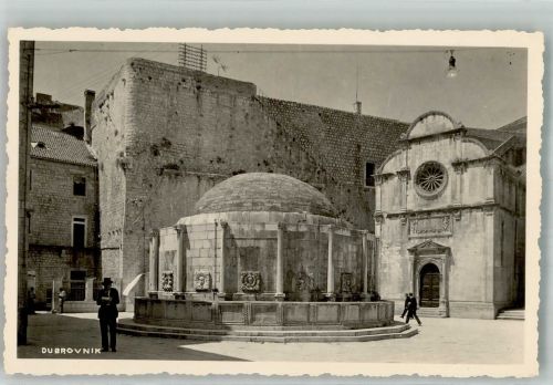 Dubrovnik Ragusa Foto AK Denkmal