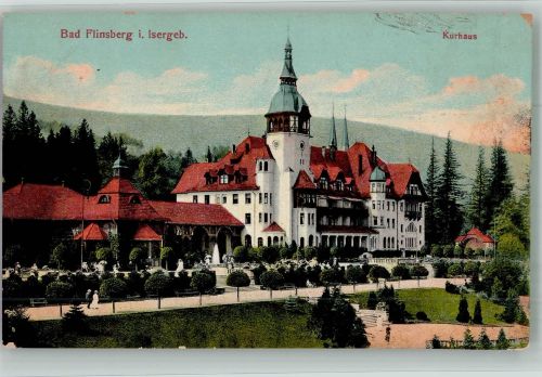 Bad Flinsberg Swieradow-Sdroj 1912 Foto AK Kurhaus