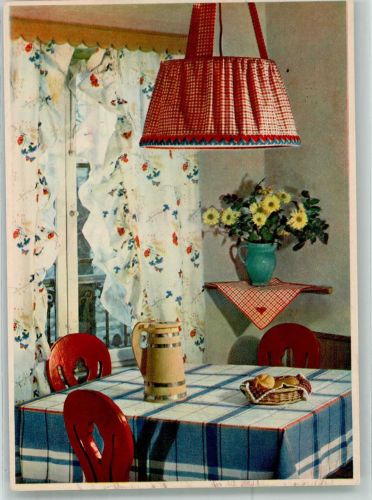 Für das Heim Vorhänge, Decken, Kissen Indanthren 1938