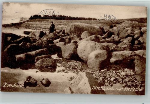 Ronne 1929 Foto AK Strandpartie Bornholm