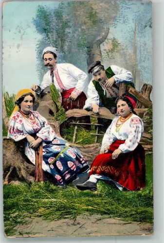 Les typen et les vues du Ukraina Trachten Ukraine 1912