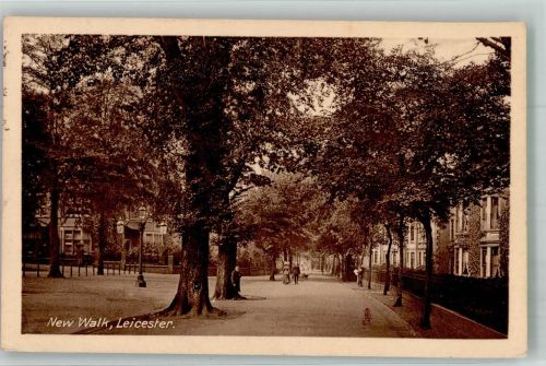 Leicester 1914 Foto AK New Walk