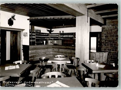 6631 Lermoos 1968 Foto AK Gasthaus Gschwandkreuz