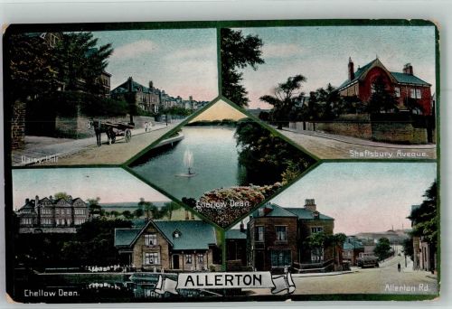 Liverpool 1913 Foto AK Allerton Daisy Hill Shaftsbury Avenue chellow Dean Allerton Rd.