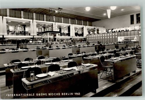 W1000 Berlin Mitte Int. Grüne Woche 1963 Gewerbeausstellung Sonderstempel