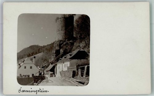 4382 Sarmingstein Foto AK Ort handschriftlich