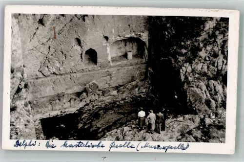 Delphi 1931 Foto AK Ort handschriftlich