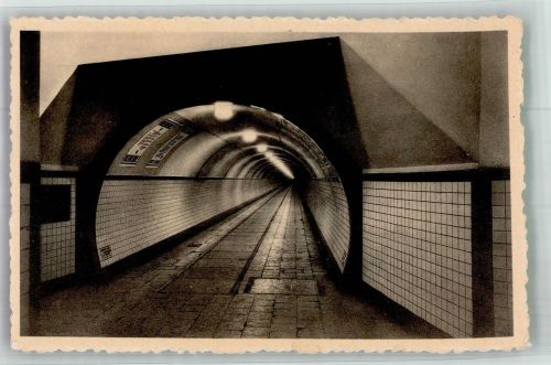 Antwerpen Anvers 1936 Foto AK Tunnel Schelde