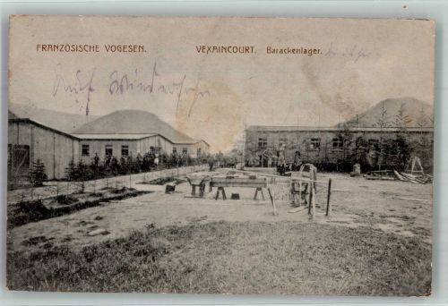 88110 Vexaincourt 1916 Foto AK Kaserne Barackenlager Feldpost WK I Nr. 125