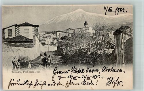 Santa Cruz de Tenerife 1902 Foto AK Dorfansicht