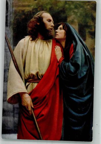 W8103 Oberammergau Bethania Passionsspiele 1922 Uvachrom 4802 Farben Fotos