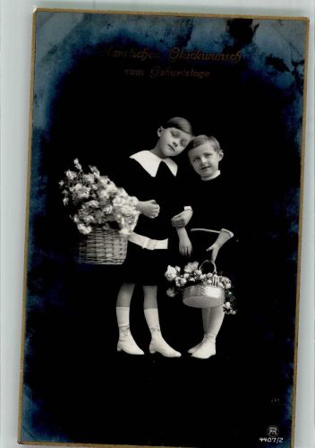 Kinder Blumen 4407/2 Rotophot 1914