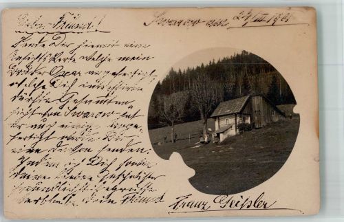 Sumburk nad Desnou Schumburg 1901 Gebrauchsspuren Ort lt. Stempel