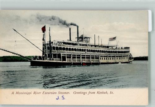 Ausflugsdampfer auf dem Mississippi Dampfer