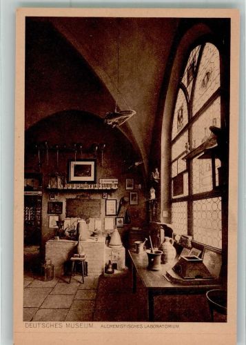 W8000 München Alchemistisches Laboratorium Deutsches Museum Medizin