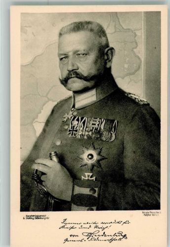 Foto Nicola Perscheid Faksimile Hindenburg
