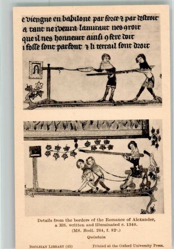 Quintain Mittelalter ca. 6. -15. Jahrhundert, unsortiert