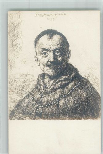 sign. Rayn Rembrandt v. Der erste orientalische Kopf Künstler R Künstlerkarte