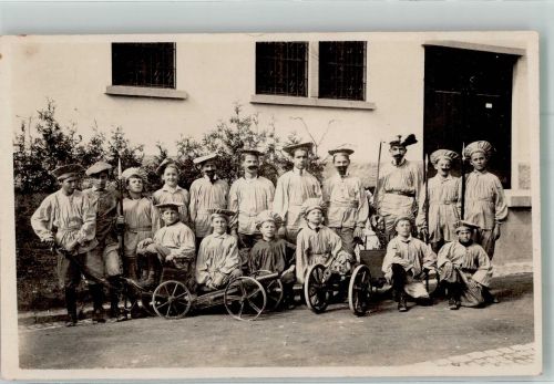 Uniform m. Tellermützen Fahrbare Geschütze Schützenverein
