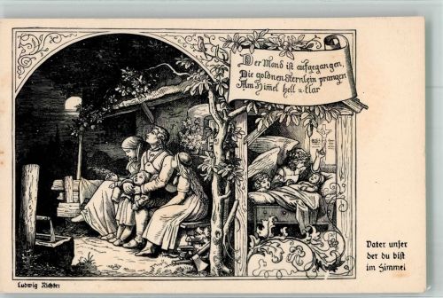 Das Vater unser in Bildern Richter, L. Künstlerkarte