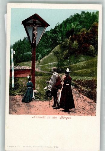 Tracht Andacht in den Bergen Pürger u. Co. 294 Flurkreuz / Marterl