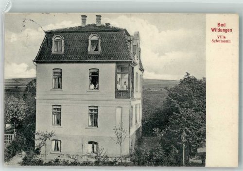 34537 W3590 Bad Wildungen 1911 Foto AK Villa Schumann