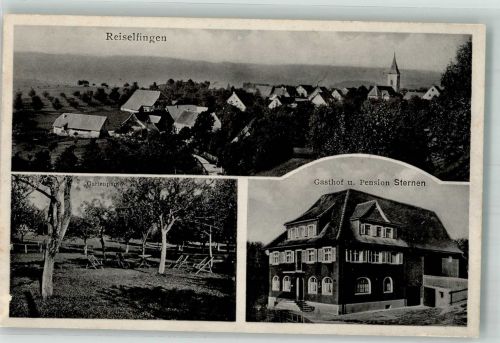 79843 W7827 Reiselfingen Foto AK Gasthaus zum Sternen Garten