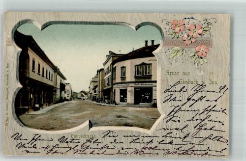 84359 W8346 Simbach a. Inn 1902 Passepartout Hauptstrasse