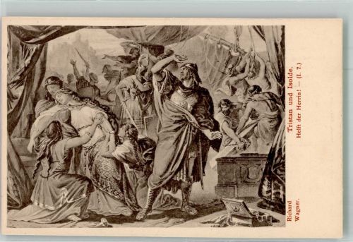 Tristan und Isolde Wagner, R. Künstlerkarte