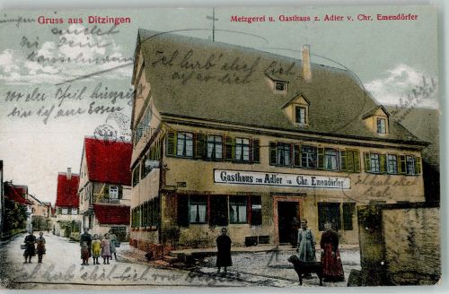 71254 W7257 Ditzingen - Gasthaus zum Adler Dorfstrasse Rotweiler