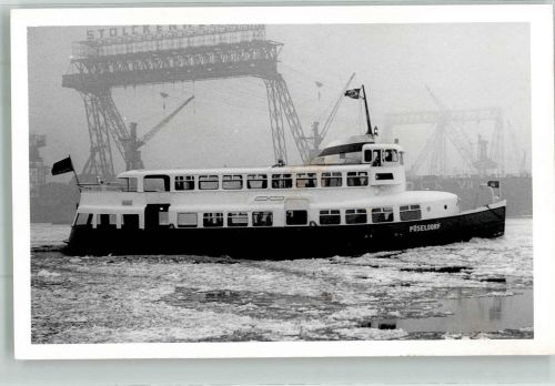 W2000 Hamburg Winter Stülckenwerft Dock VII Wasserstraßenbahn Pöseldorf Werft