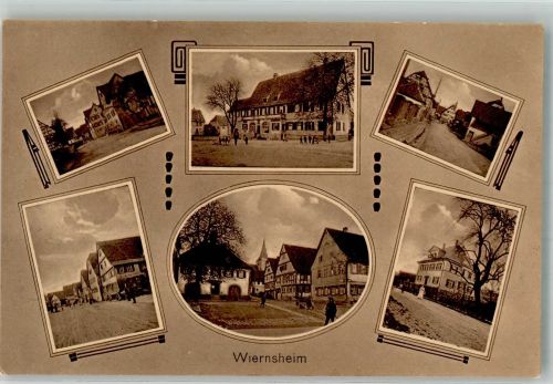 75446 W7135 Wiernsheim - Dorfstrassen-Aufnahmen