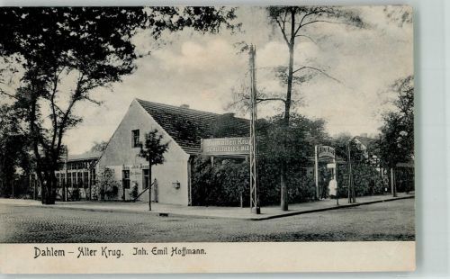 10115 W1000 Dahlem Foto AK Gasthaus Zum alten Krug