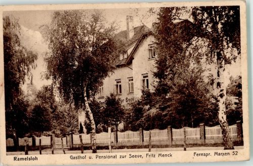 21217 W2105 Ramelsloh Foto AK Gasthaus zur Seeve