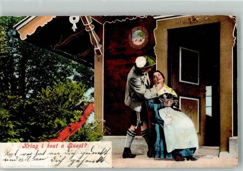 Krieg i heut s Bussl Tracht Purger u. Co 2371 Stricken 1904