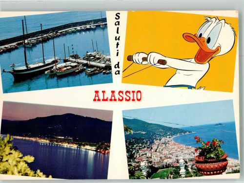 Alassio Hafen Segelboote Walt Disney