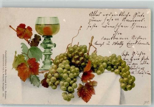Wein Martin Ronnel u. Co 541 Stillleben 1902