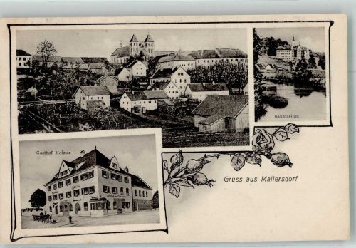 84066 W8304 Mallersdorf-Pfaffenberg 1910 - Sanatorium Gasthaus Meister Franziskanerinnenkloster
