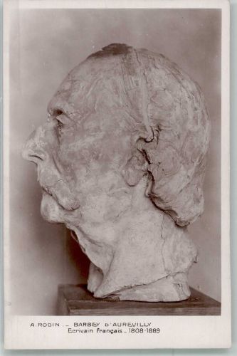 Büste des Schriftstellers Barbey D'Aurevilly Rodin, F.-A.-R. FOTO KEINE AK
