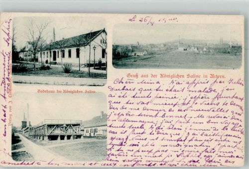 06556 O4730 Artern /Unstrut 1900 - Kgl. Saline Badehaus