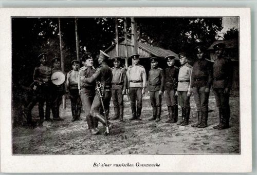 Eine russische Grenzwache WK I Verlag Imberg & Lefson 21 Östlicher Kriegsschauplatz