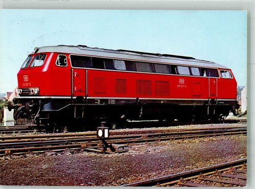 W8260 Mühldorf a. Inn Strecken-Diesellokomotive Baureihe 218 Ort lt. Sonderstempel Lokomotive 1978 Foto AK