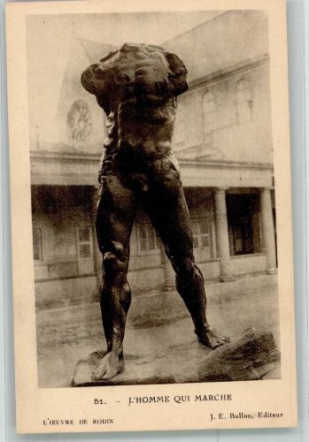 Bronzeskulptur Der schreitende Mann Rodin, F.-A.-R.