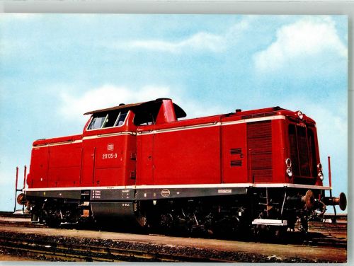 Einmotorige Diesellok Baureihe 211 135-9 Lokomotive Foto AK