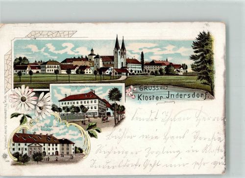 W8062 Markt Indersdorf Fuchsbichler'sche Brauerei Steiger'sche Brauerei Kloster Indersdorf Brauerei Lithographie