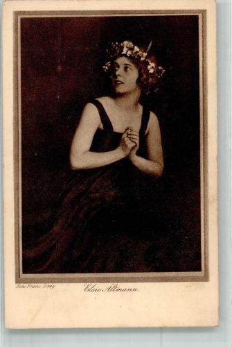 Portrait der Tänzerin und Sängerin Elise Altmann Fotograf Franz Löwy Jüdische Persönlichkeit