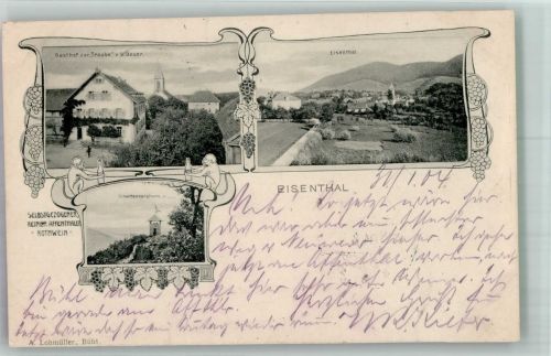 77815 W7580 Eisental 1904 - Schartenbergturm Gasthaus zur Traube