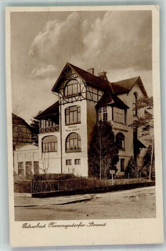 23669 W2408 Timmendorfer Strand Foto AK Pension Haus Lüders